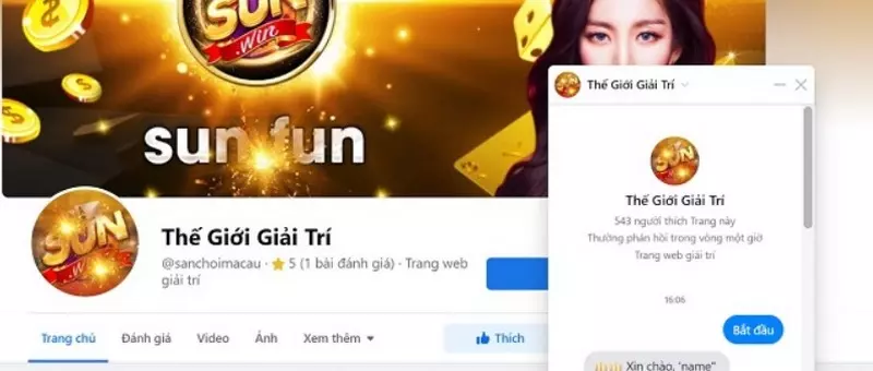 Liên Hệ Sunwin Cực Nhanh Chóng, Tiện Lợi Chỉ Với 4 Cách 4 Đội ngũ admin tại fanpage sẵn sàng hỗ trợ 24/7